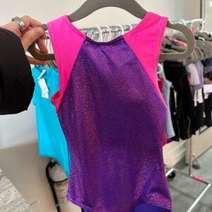 Pink and Purple Shimmer Leotard